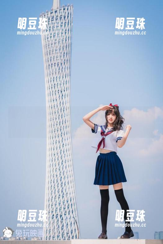 兔玩映画 兔玩映画的蓝色水手服免费套图,想看更多小清新的快来围观吧!