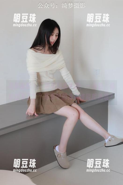 绮梦摄影 - “楠楠的水手服：一身白，愉快出海了？”写真中的海风谁能拒绝呢？